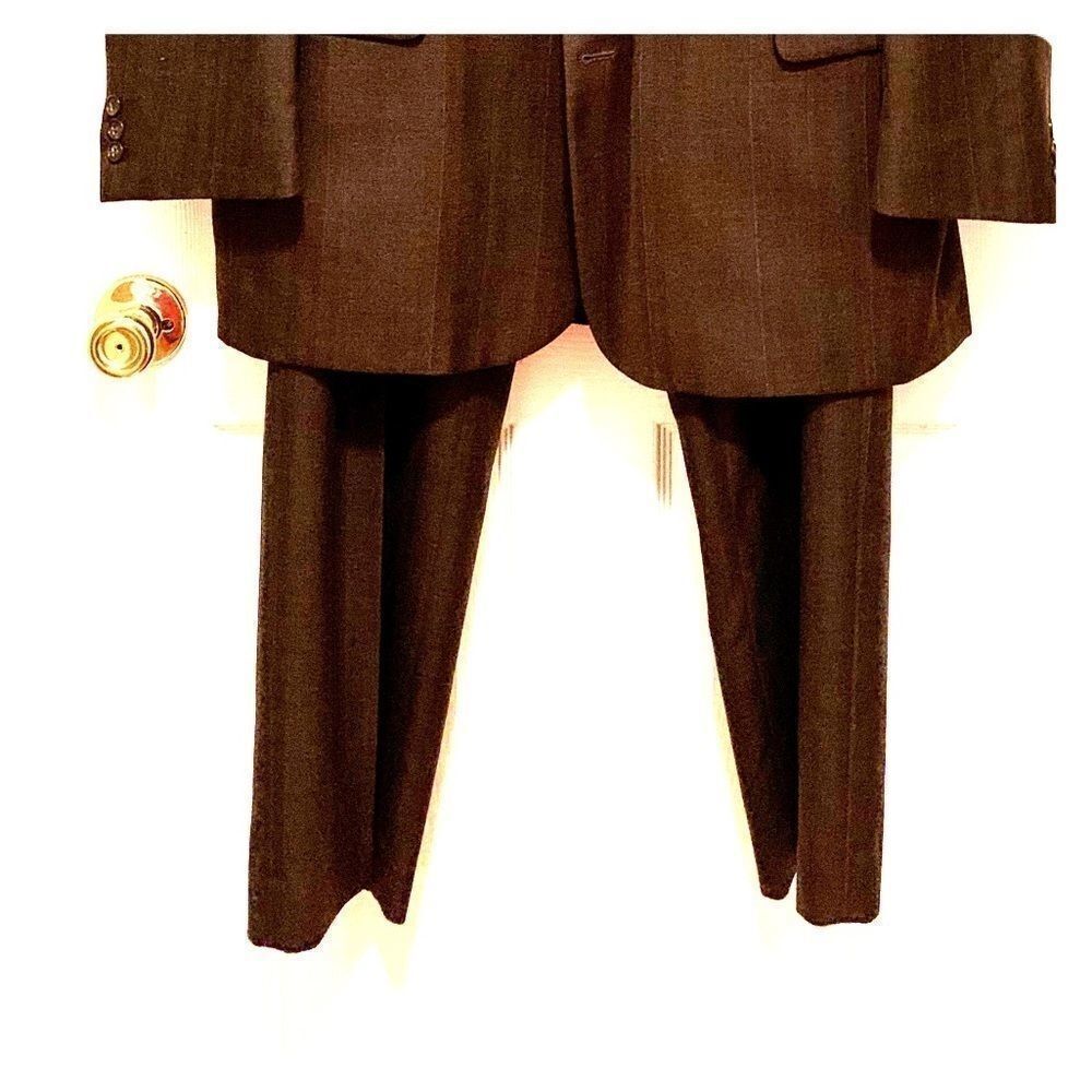 VINTAGE Gray Botany 500 2 Button Suit Size 44L - Picture 3 of 8